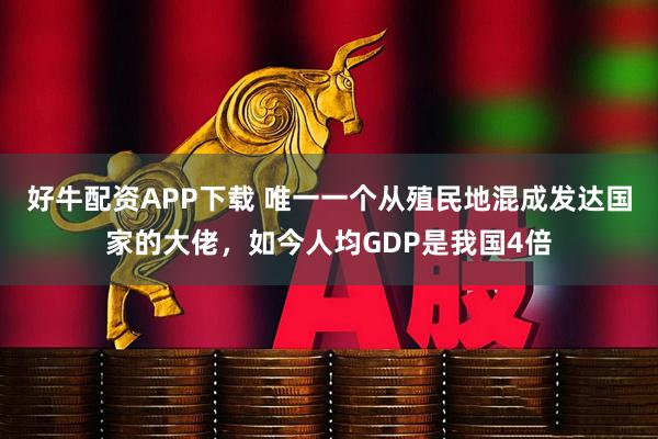 好牛配资APP下载 唯一一个从殖民地混成发达国家的大佬，如今人均GDP是我国4倍